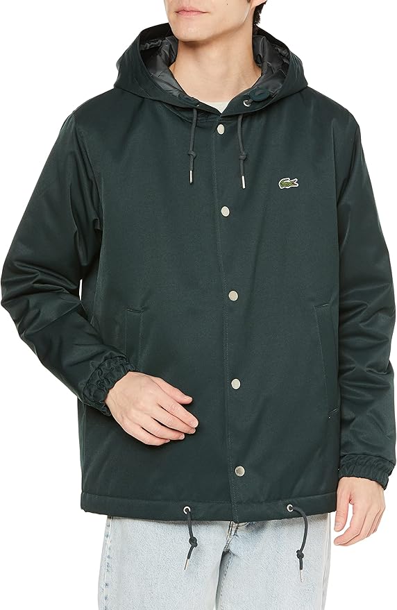 Amazon | [ラコステ] アウター [公式] フード付きコーチジャケット