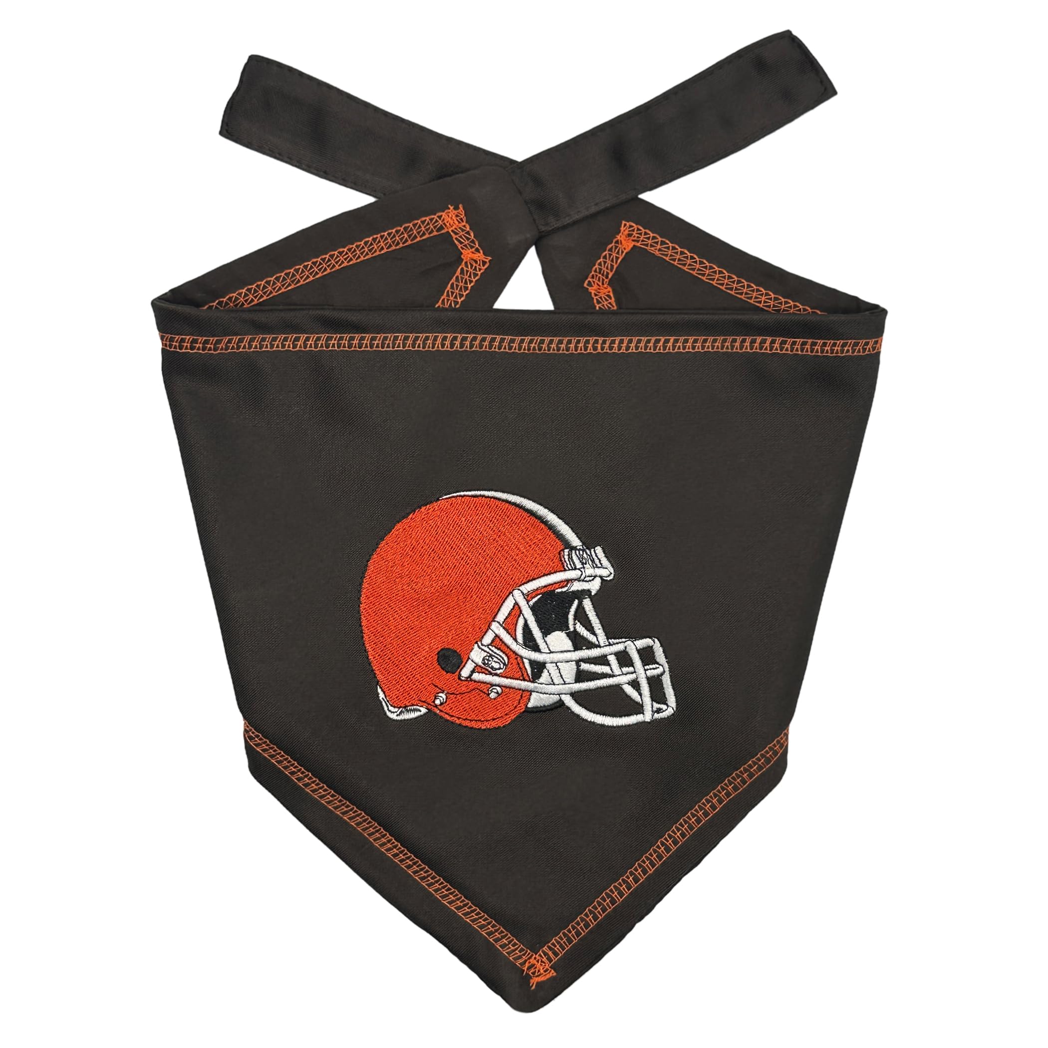 Bandana Cleveland Browns pour chien Pets First taille S/M à nouer