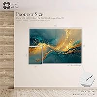 Vista 2 de Paneles acústicos de pared, paneles acústicos artísticos de 48 x 32 pulgadas, paneles acústicos decorativos, paneles de pared acústicos, arte