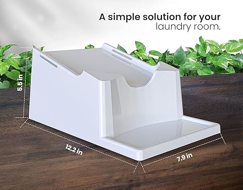 Miniatura 4 de Skywin Streamline - Lavandería con dispensador y soporte de detergente, organizador y bandeja de goteo, almacenamiento de vasos de jabón,