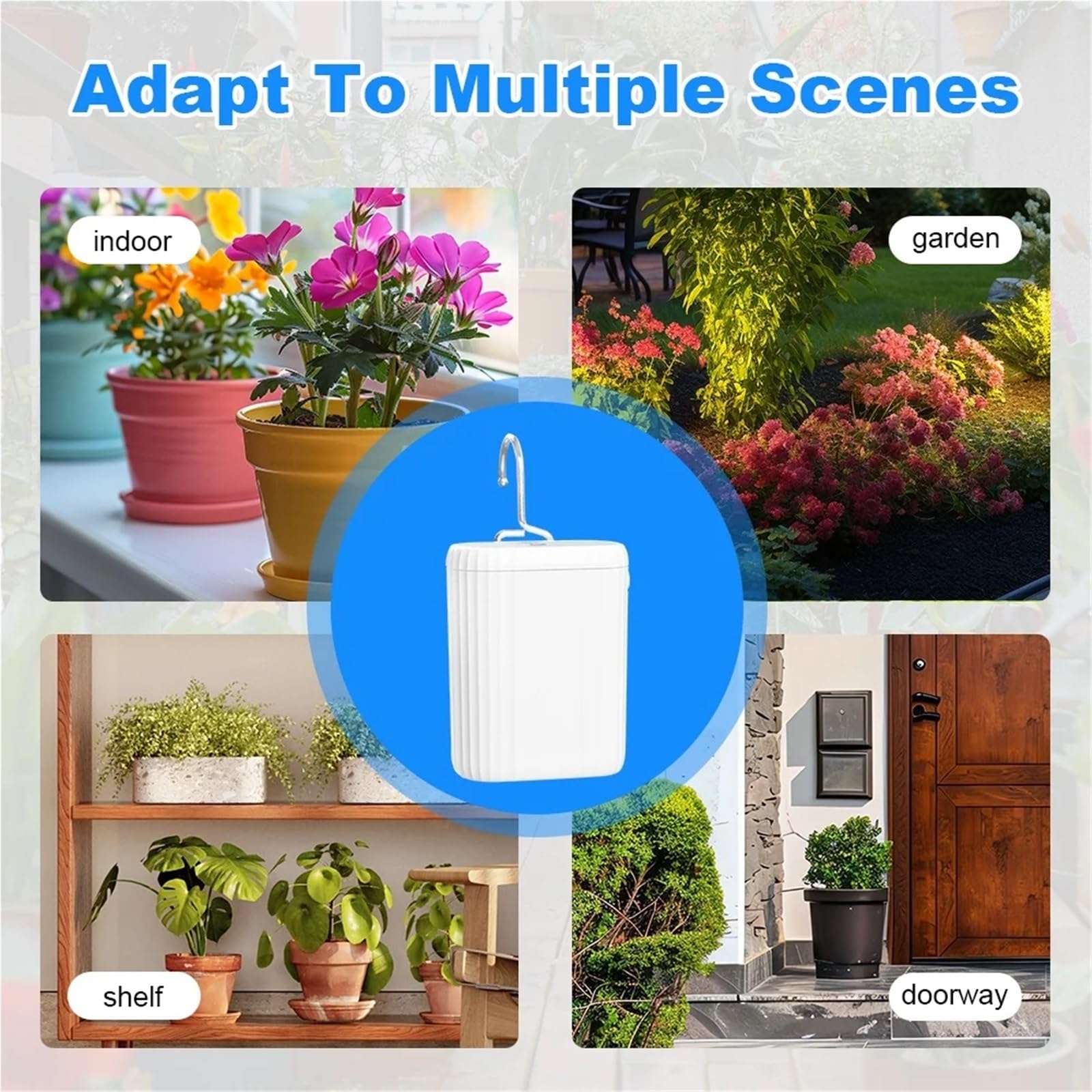 Programmatore di irrigazione. Kit di di irrigazione a Goccia Intelligente Wi-Fi con Pompa Automatica for Fiori e Piante, irrigatore a Goccia for la casa, Attrezzi da Giardino Timer per irrigazione