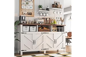 Farmhouse Styled Kitchen Bar Cabinet