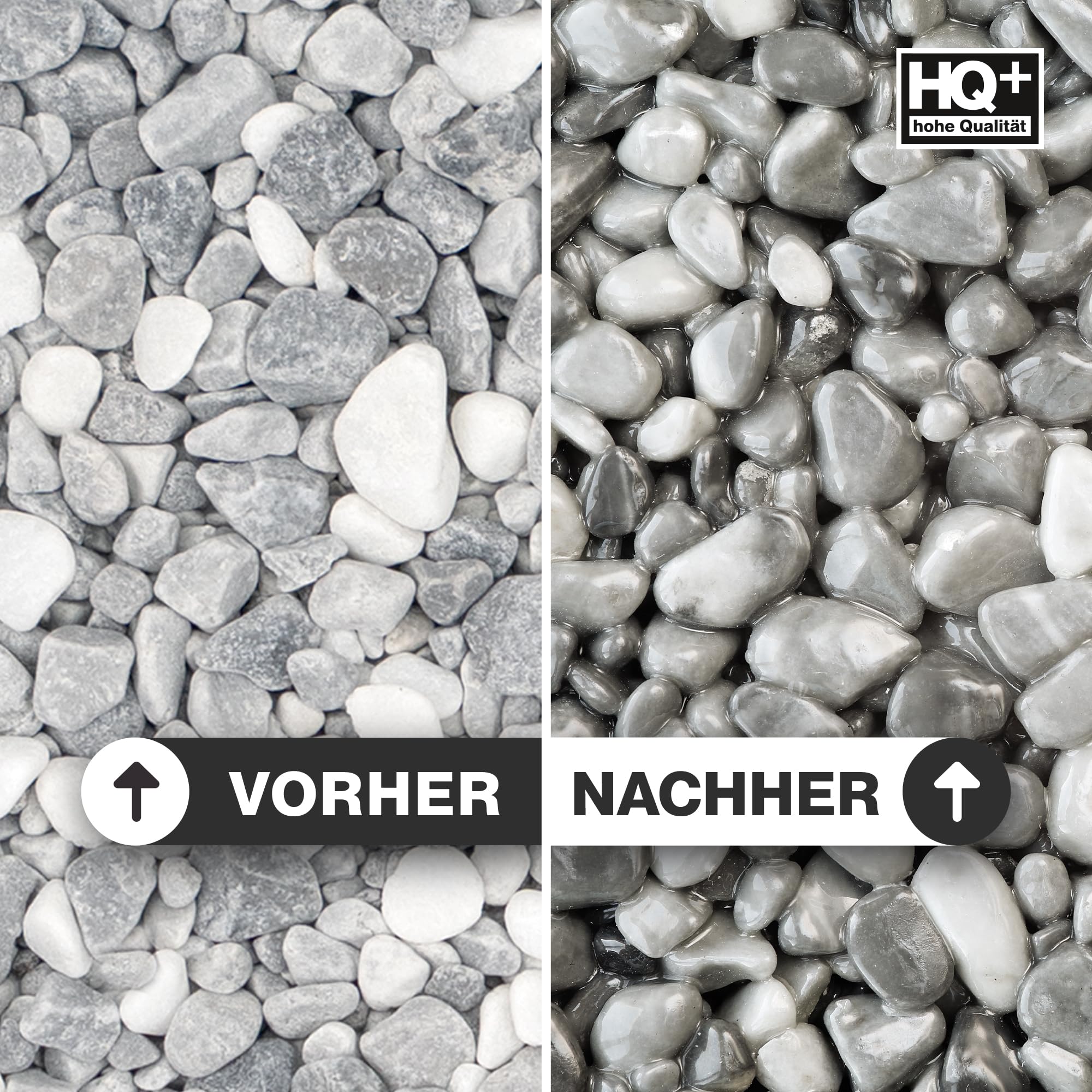 Isolbau - 1 K PU-Bindemittel für Steinteppich - 0,75 kg - Transparent - Hervorragende Haftung & Elastizität - Gebrauchsfertig - für Innen- und Außenbereich - Treppen, Balkonen, Garten, Wegen