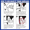 Mack's Safesound Soft Foam Slim Fit Earplugs - Pack of 10 Pairs