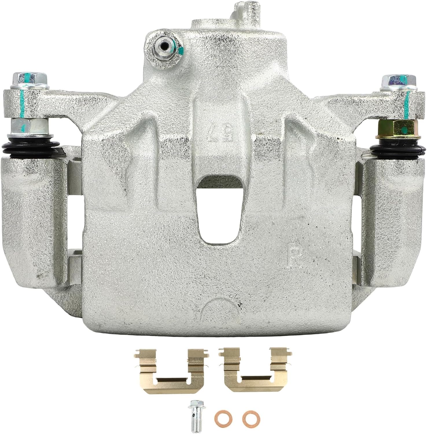 SCITOO 19B6791 Front Right Disc Brake Caliper w/Bracket Fit For Hyundai For Elantra GT 2013-2017,For Hyundai For Veloster 2012-2017,For Kia For te5 2014-2018, Single Piston