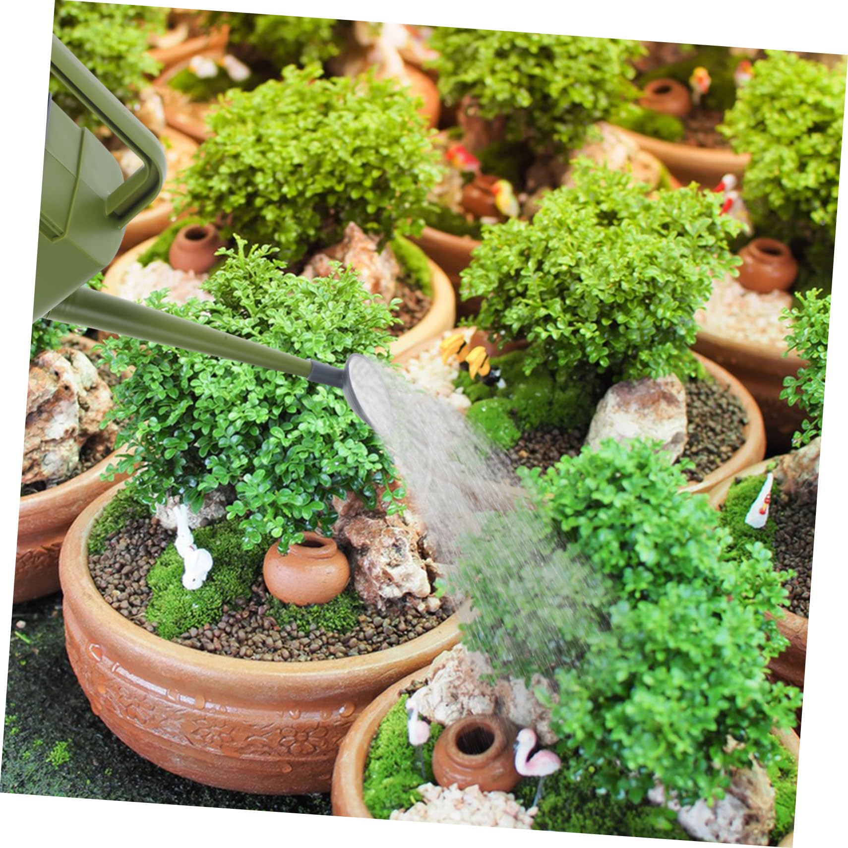 Annaffiatoio 4l in Pp Verde Maneggevole, da Giardino per Piante