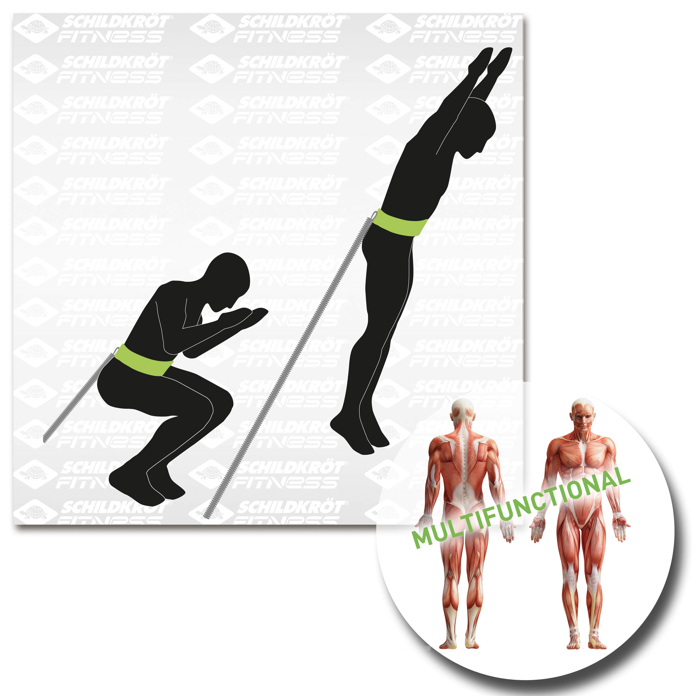 Schildkröt® Speed Trainer Pro, Gürtel und Expander im Set, in 4-Farb Karton, 960073
