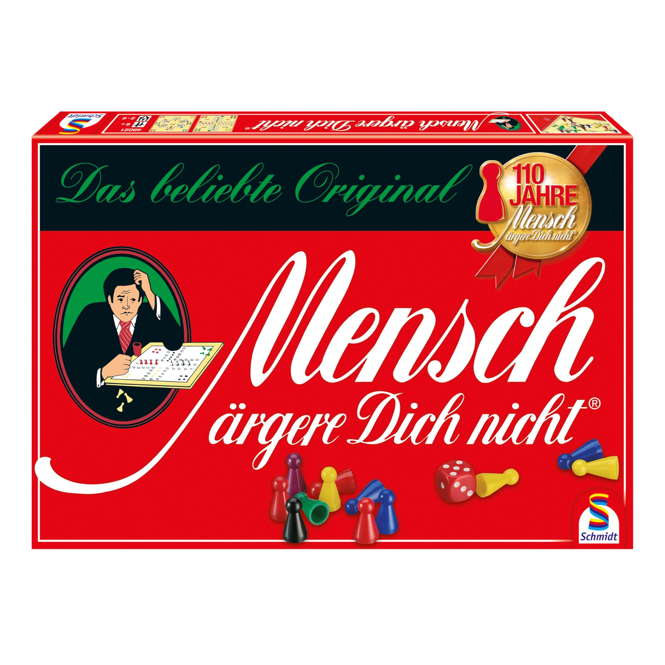 Schmidt Spiele 49021 Standard Edition Mensch Aergere Dich nicht Family Game