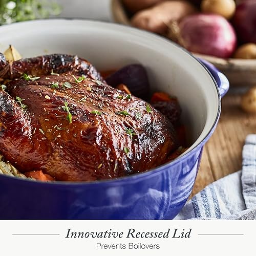 Vista 50 de Merten & Storck - Horno holandés de hierro esmaltado alemán color azul Azul Caribe