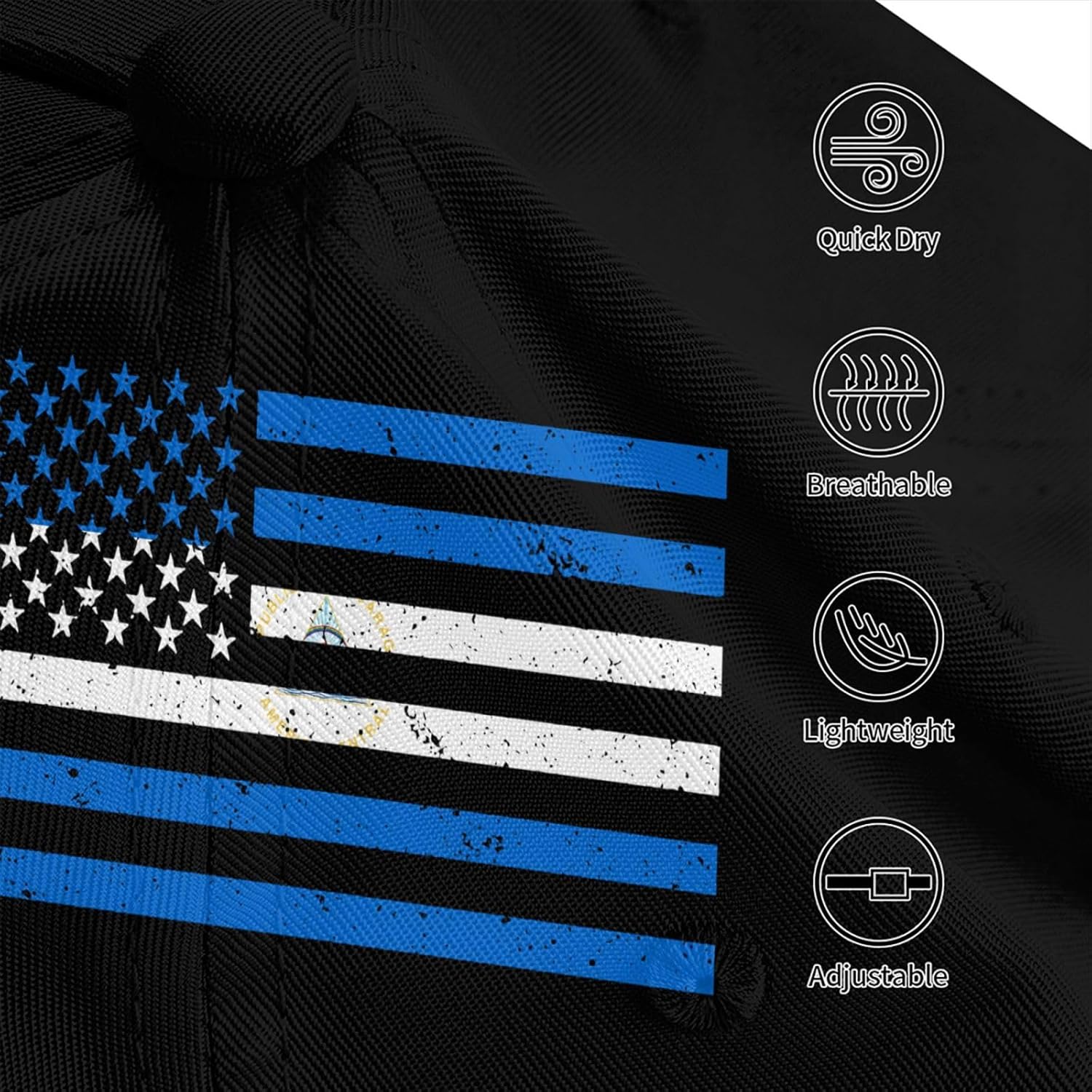 Puerto Ricans Grown with Nicaragua Roots Baseball Cap for Men Women Snapback Hat, Truck Hat - Image 5