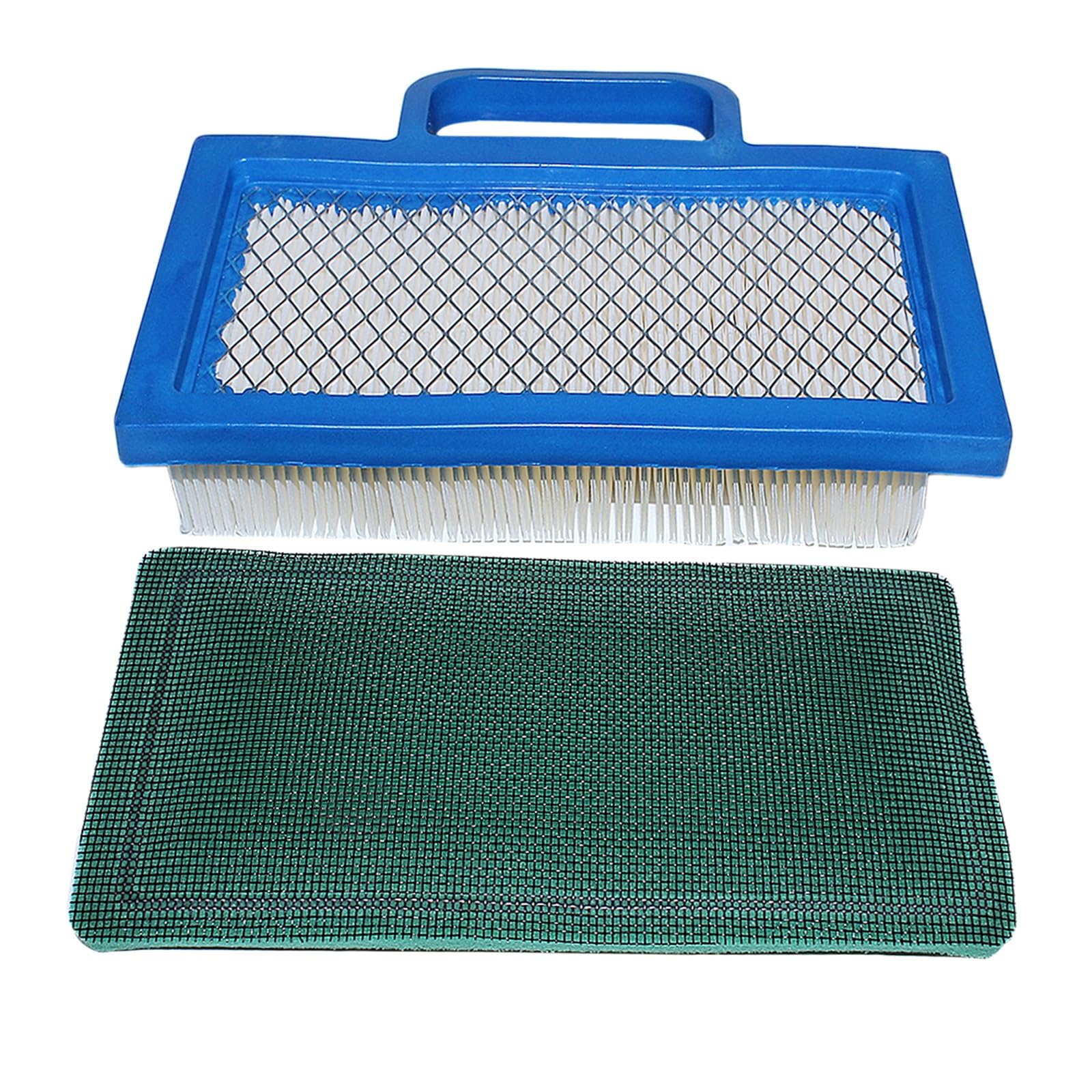 1 Juego de filtros de aire compatibles con Briggs y Stratton 4202 499486 499486S Prefiltro 273638 18HP 26HP V-Twin Engine Lawn Mower Parts