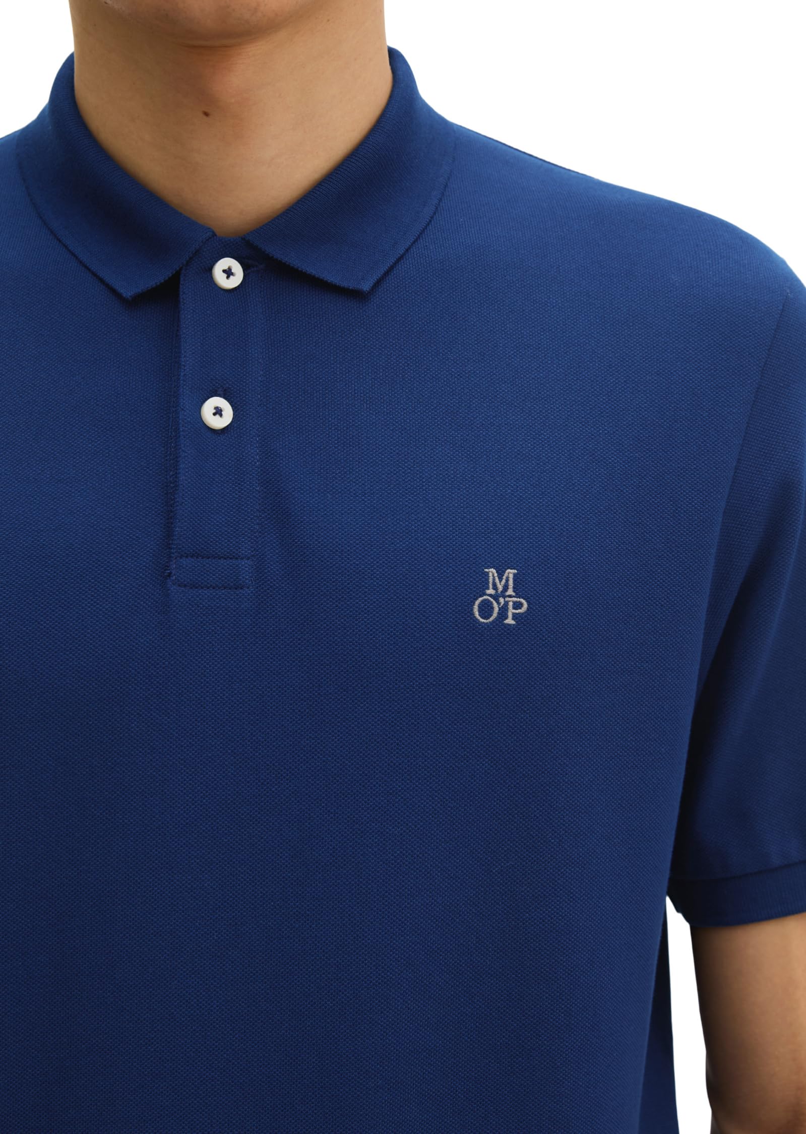 Marc O'Polo Herren Kurzarm-Poloshirt aus Bio-Baumwolle Regular Fit