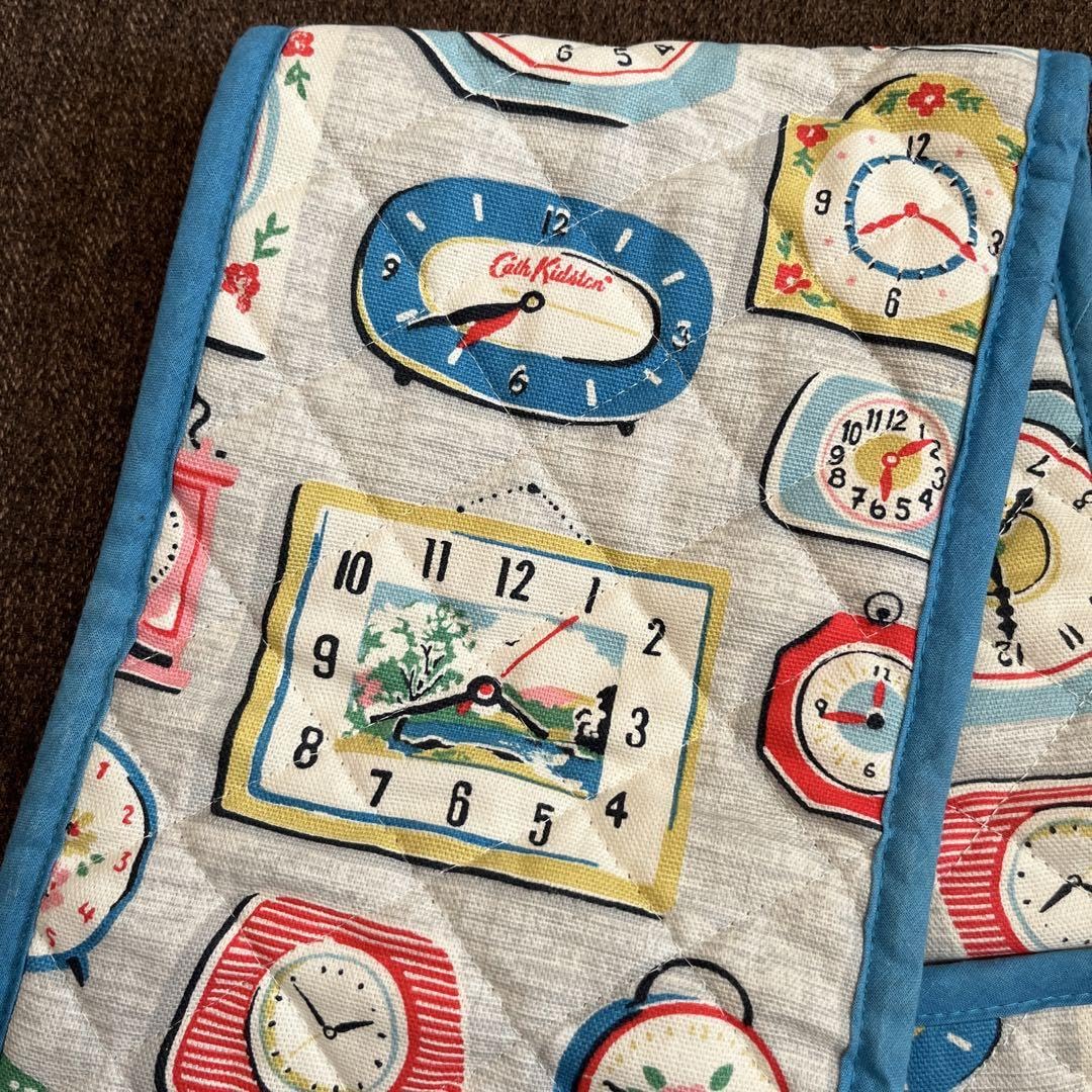 Amazon.co.jp: キャスキッドソン 時計柄 ダブルオーブングローブ(鍋