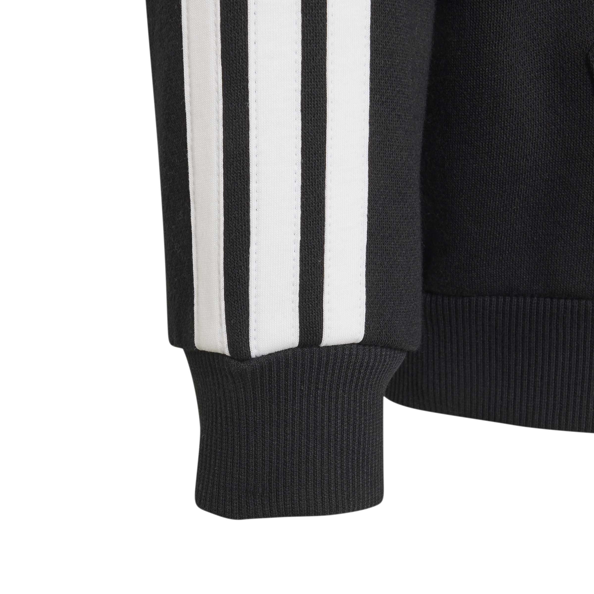 adidas Bambini e ragazzi Boys 3 Stripes Essentials Fleece Track_Suit, black, 13-14 Years