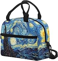 Vista 10 de doginthehole Bolsa de almuerzo colorida de mariposa para mujer, organizador para la escuela, trabajo, picnic, bolsa de almuerzo reutilizable