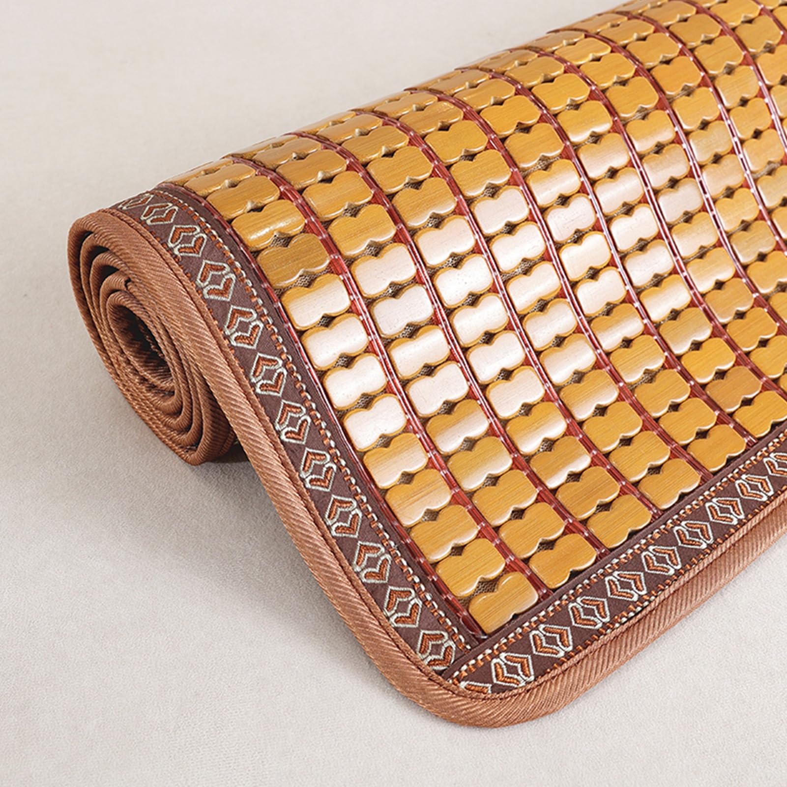 GTHTUHFD Cooling Bamboo Sping Mat Rollable Foldable Summer Mattress Topper For Ultimate Bed T And Breathabili Ideal For Hot Weather Spers,200x220cm/79x87in