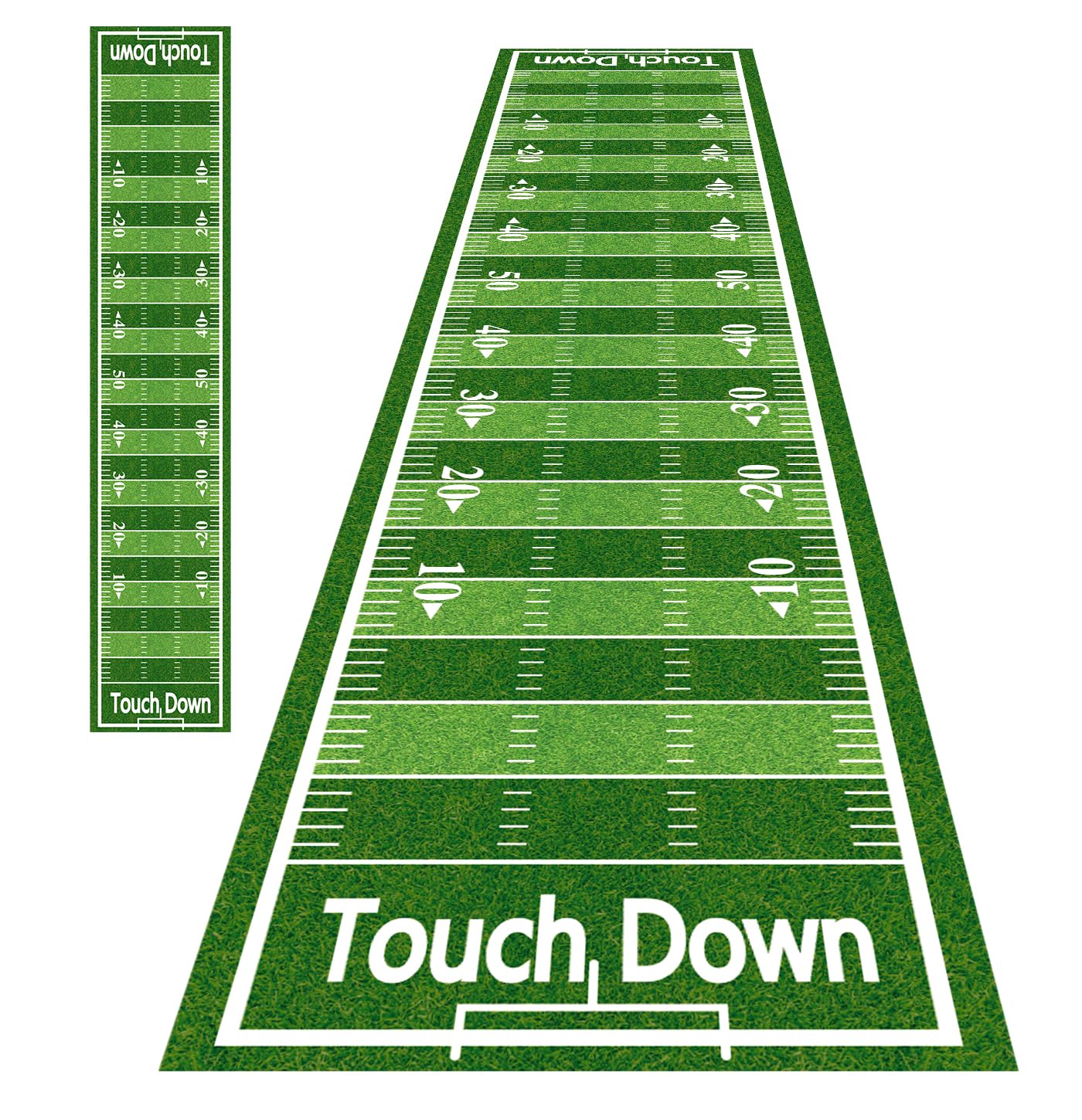 10 ft Football Field Floor Runner Football Party Decorations Long Football Runner Rugs for Game Day Birthday Party Supplies Football Table Runners
