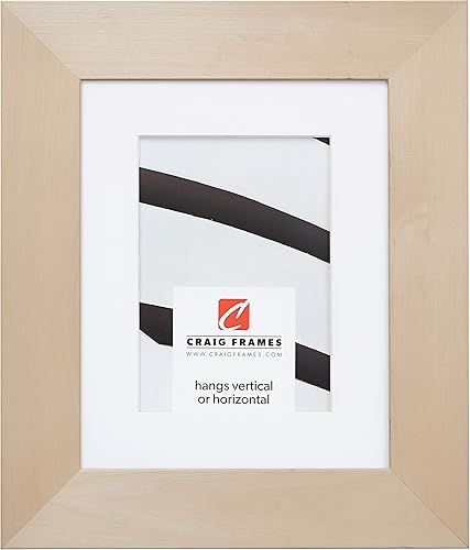 Miniatura 8 de Craig Frames Marco de fotos de madera sin terminar, 10 x 12 pulgadas mate para mostrar una foto de 8 x 10 pulgadas, natural, juego de 4