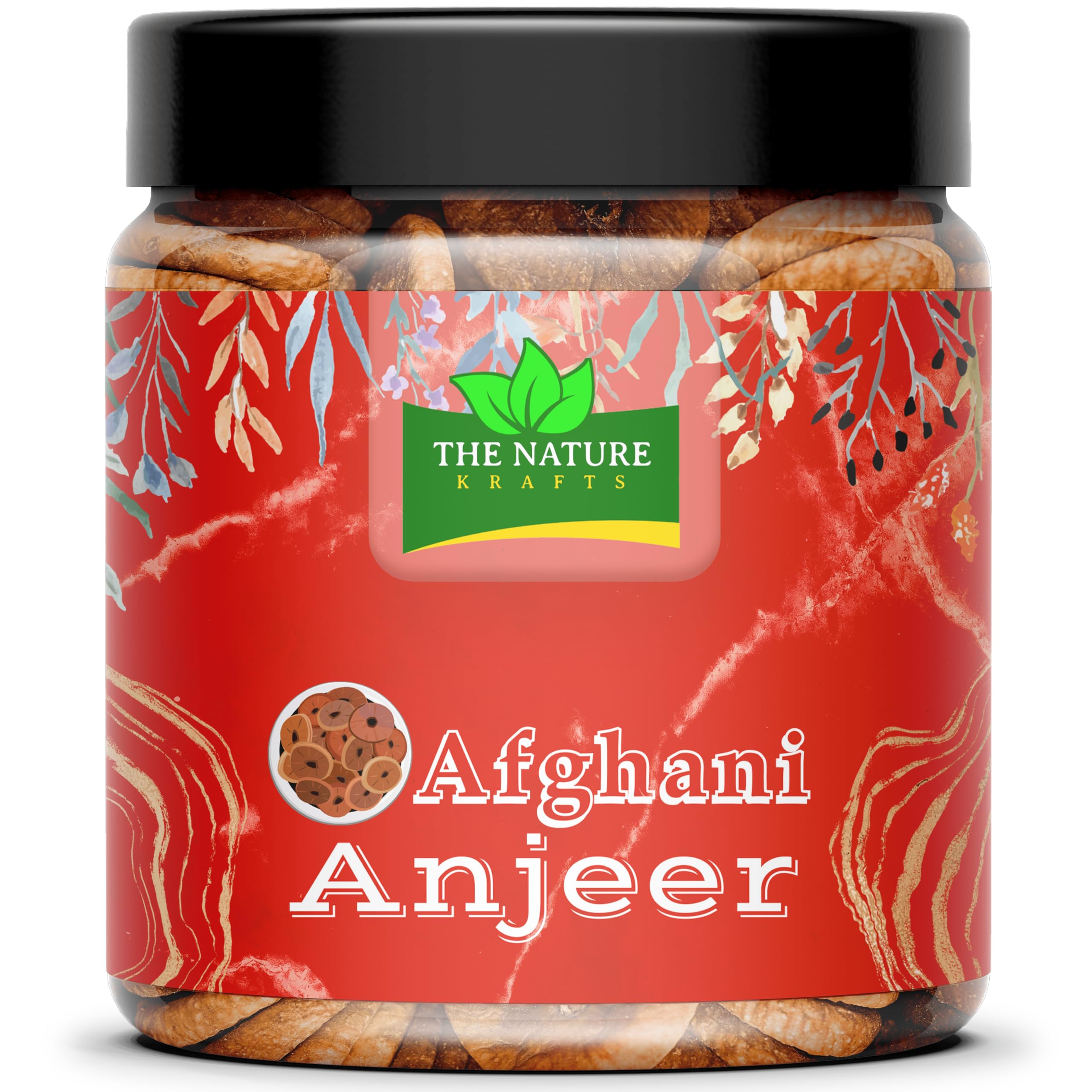 The Nature Krafts Afghani Anjeer, Premium Dried Figs | Fig/Afghanistan Anjir Dry Fruit (1kg)