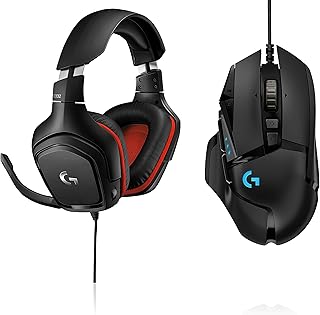 Logitech G332 Wired Gaming Headset + Logitech G502 HERO High Performance Wired Gaming Mouse