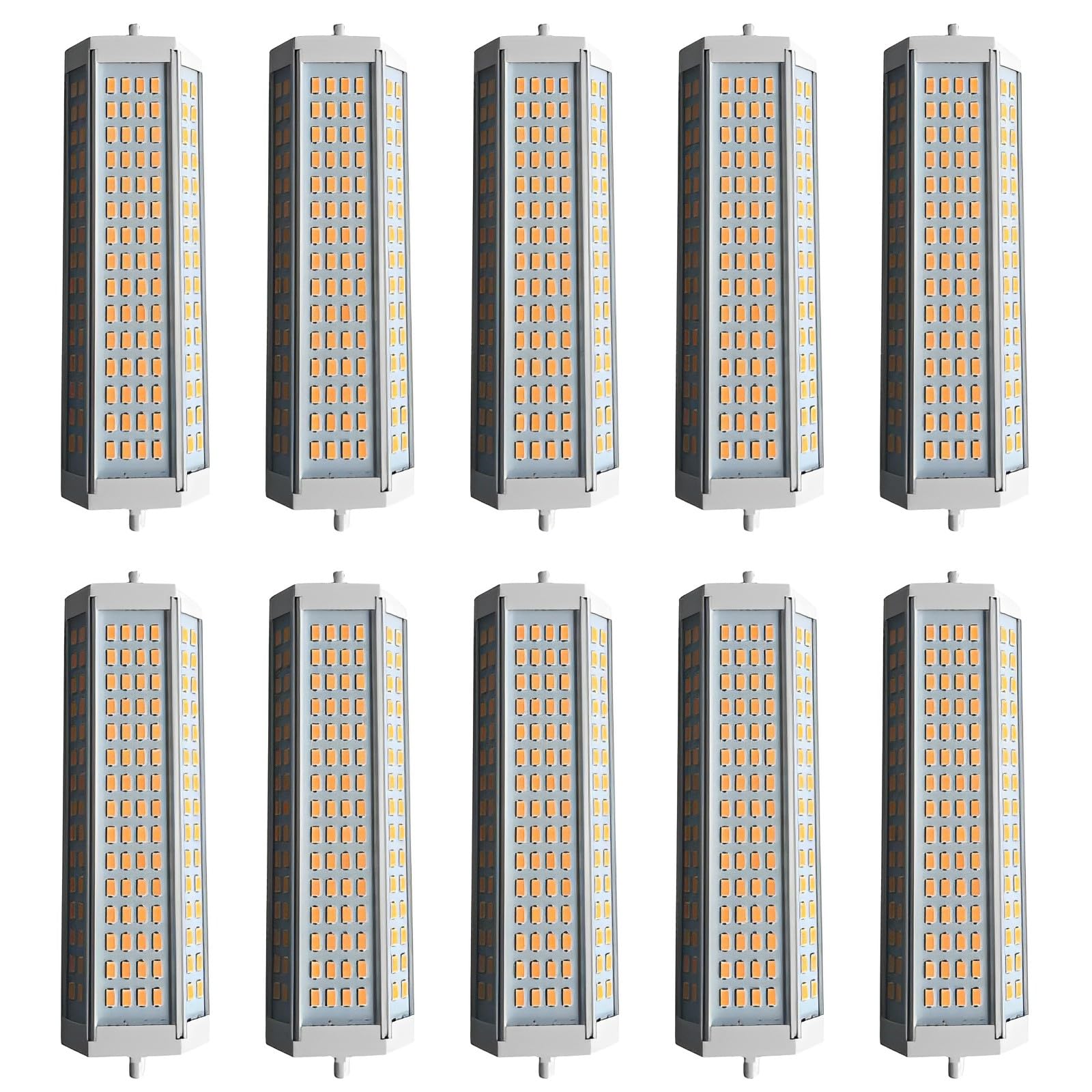189mm dwustronne żarówki LED typu J 50W R7S 189mm lampa LED (wymiana żarówki halogenowej 500W J189), żarówki LED SMD 5630 żarówka wbudowany wentylator chłodzący