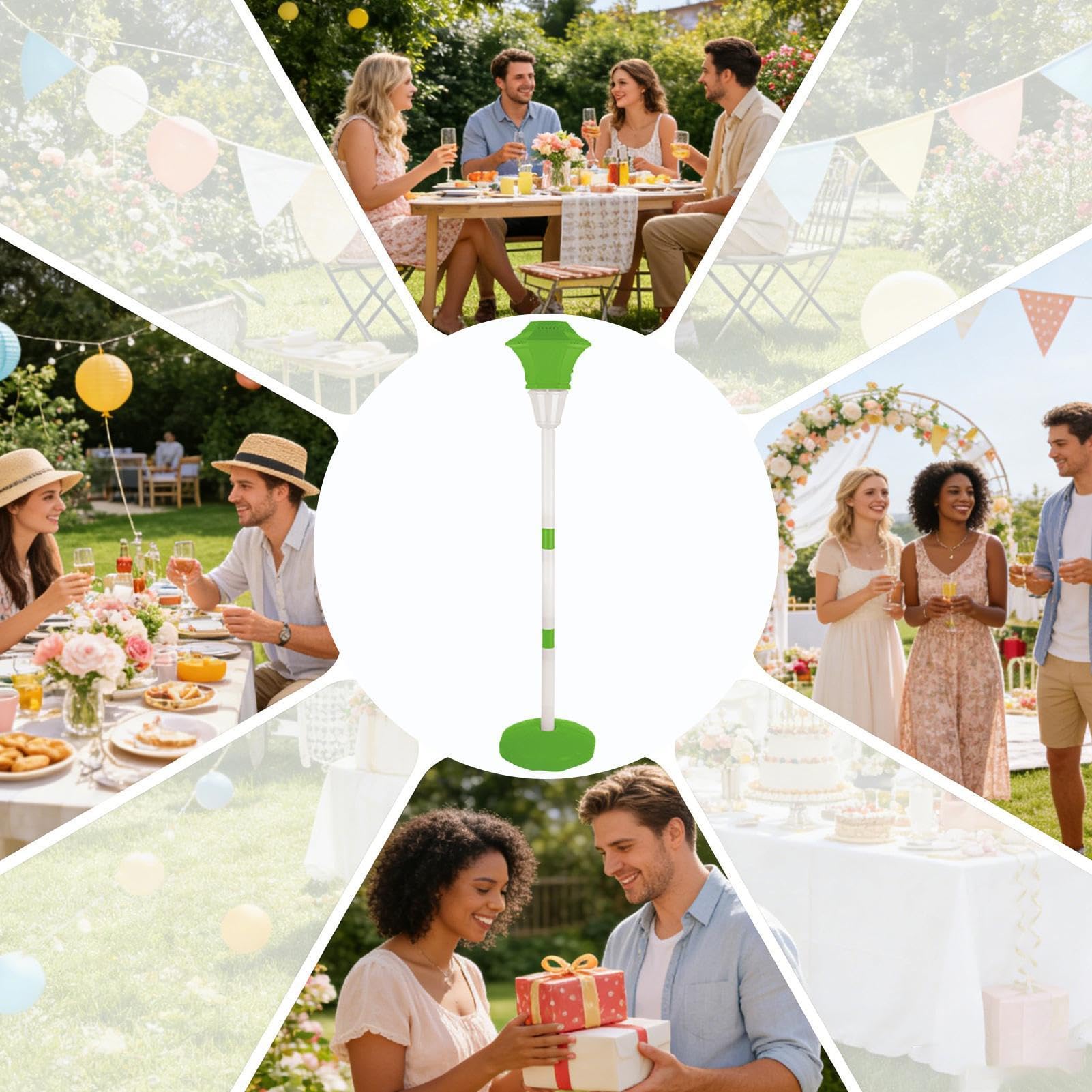 Macchina Bolle A Bacchetta Soffice giocattolo ricaricabile 10 fori a | con Musica e Luce LED, Altezza Regolabile, Picchetto da Terra e Bacchetta Autoportante Per Matrimoni Giardino Piscin