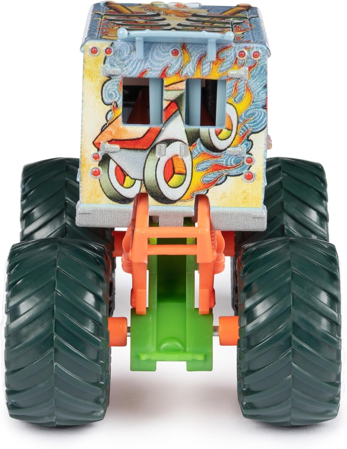 Monster Jam, Official Wasabi Warrior Monster Truck, Die-Cast Vehicle, 1:64 Scale, Kids Toys for Boys Ages 3 and up - Image 6