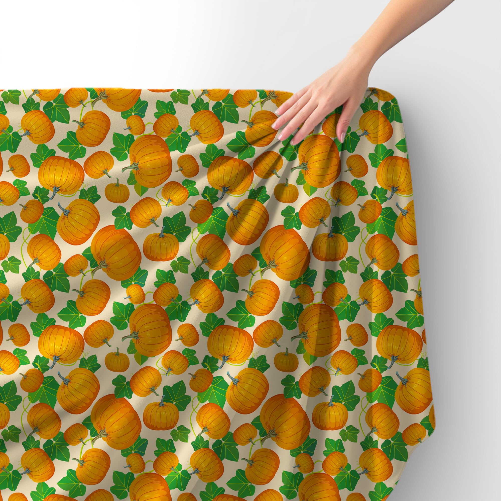 HEKO PANELS Tkanina velvet obiciowa drukowana, Dynie, 3 metry 140 x 300 cm