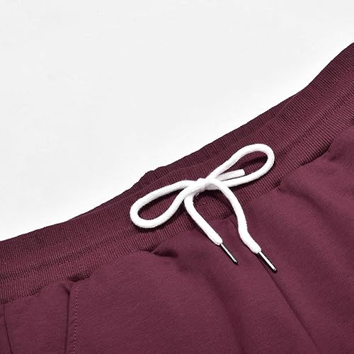 Miniatura 7 de Mens Casual Solid Jogger Pants Loose Multi Pocket Sweatpants Comfy Drawstring Straight Pants Classic-Fit Men Cargo Pants