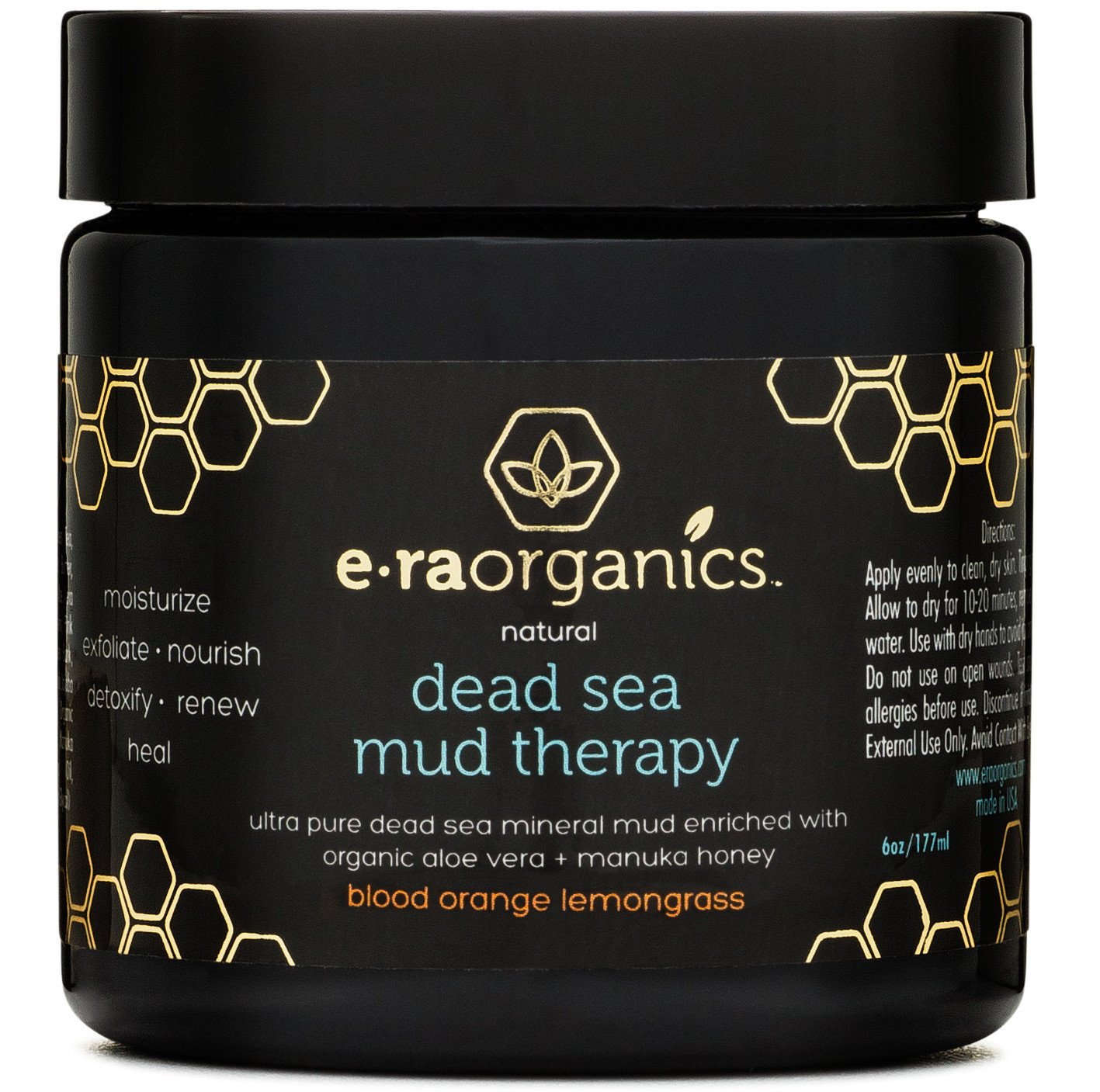 Dead Sea Mud Mask Facial - Spa Quality Exfoliating Clay Face Mask to Cleanse & Minimize Pores, Moisturize & Exfoliate Blackheads With Manuka Honey, Shea Butter, Hemp Oil, Aloe Vera & More