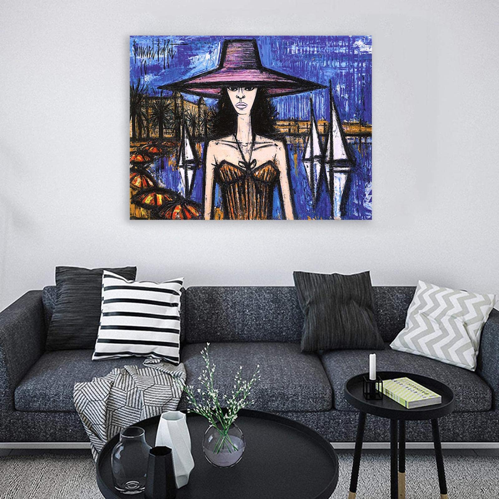 ベルナール・ビュッフェ NO53 額縁 アート インテリア ベルナール・ビュッフェ NO53 額縁 アート インテリア