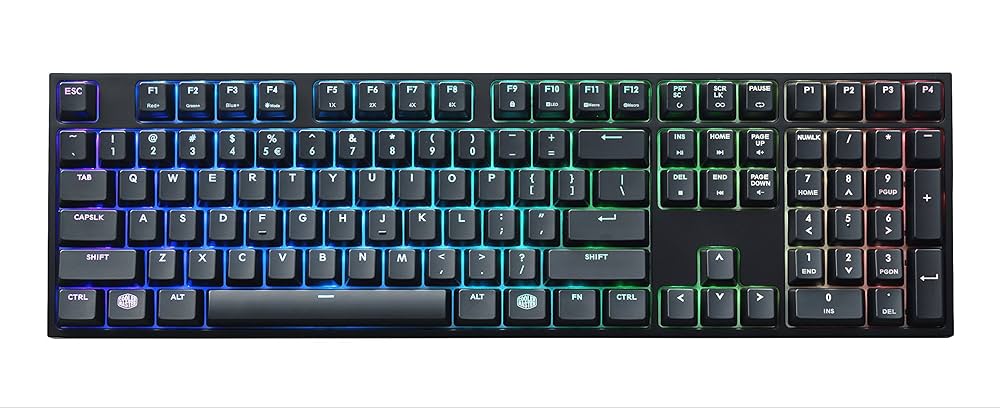 Cooler Master MasterKeys Pro L RGB Gaming Keyboard: Amazon