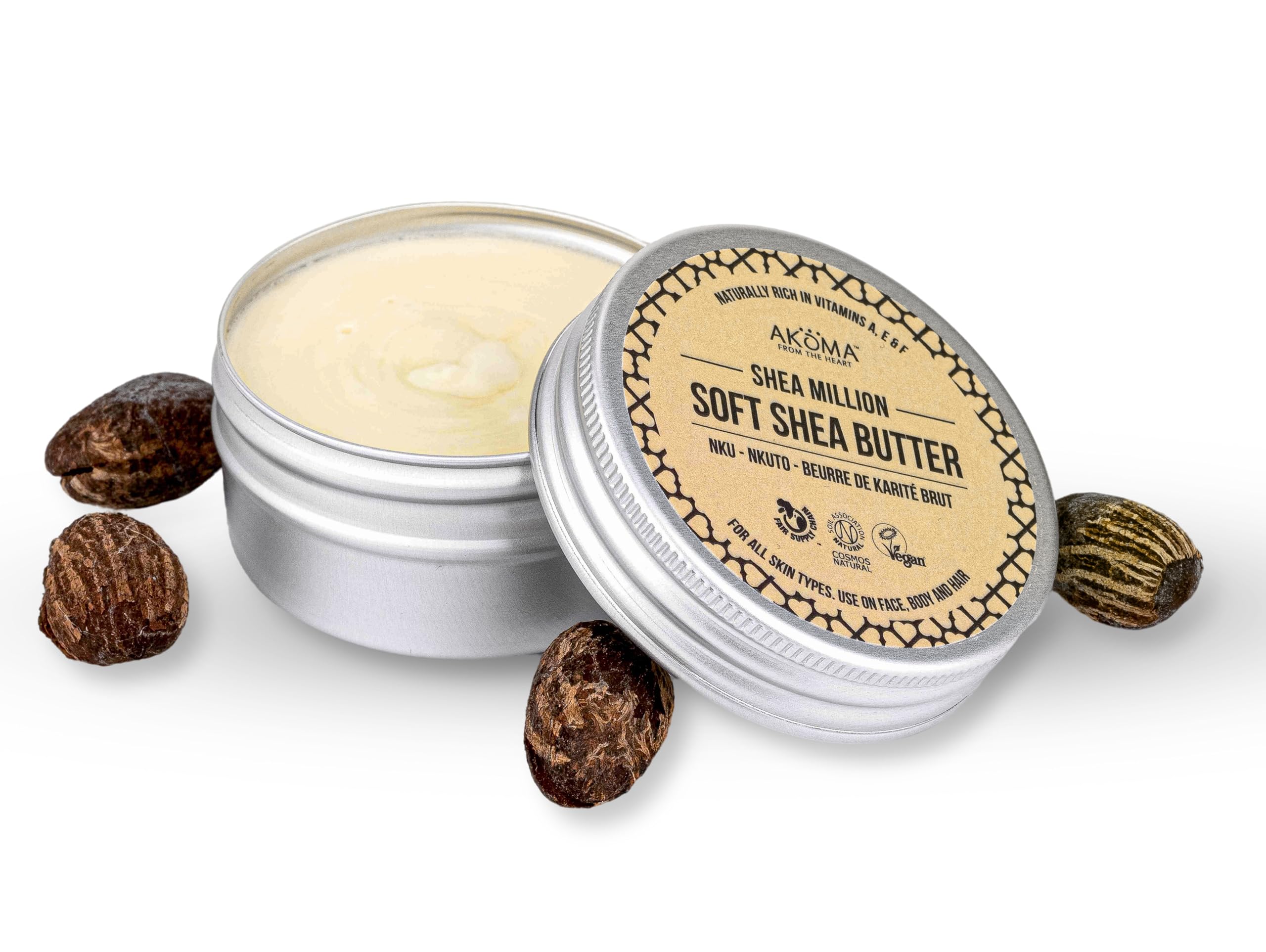 Akoma Shea Million - (Smooth, Soft Raw Shea Butter) - 50ml