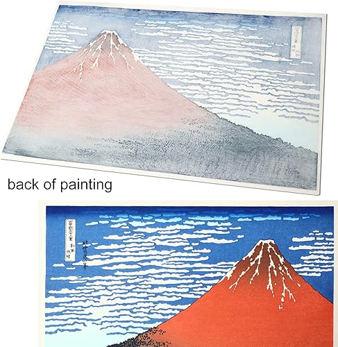 Miniatura 6 de JAPANMUSEUM MUSEO DE JAPÓN, Katsushika Hokusai, Fino Viento Claro Tiempo Rojo Fuji  Arte Japonés  Arte Ukiyo-e  Impresión de madera genuina impresa