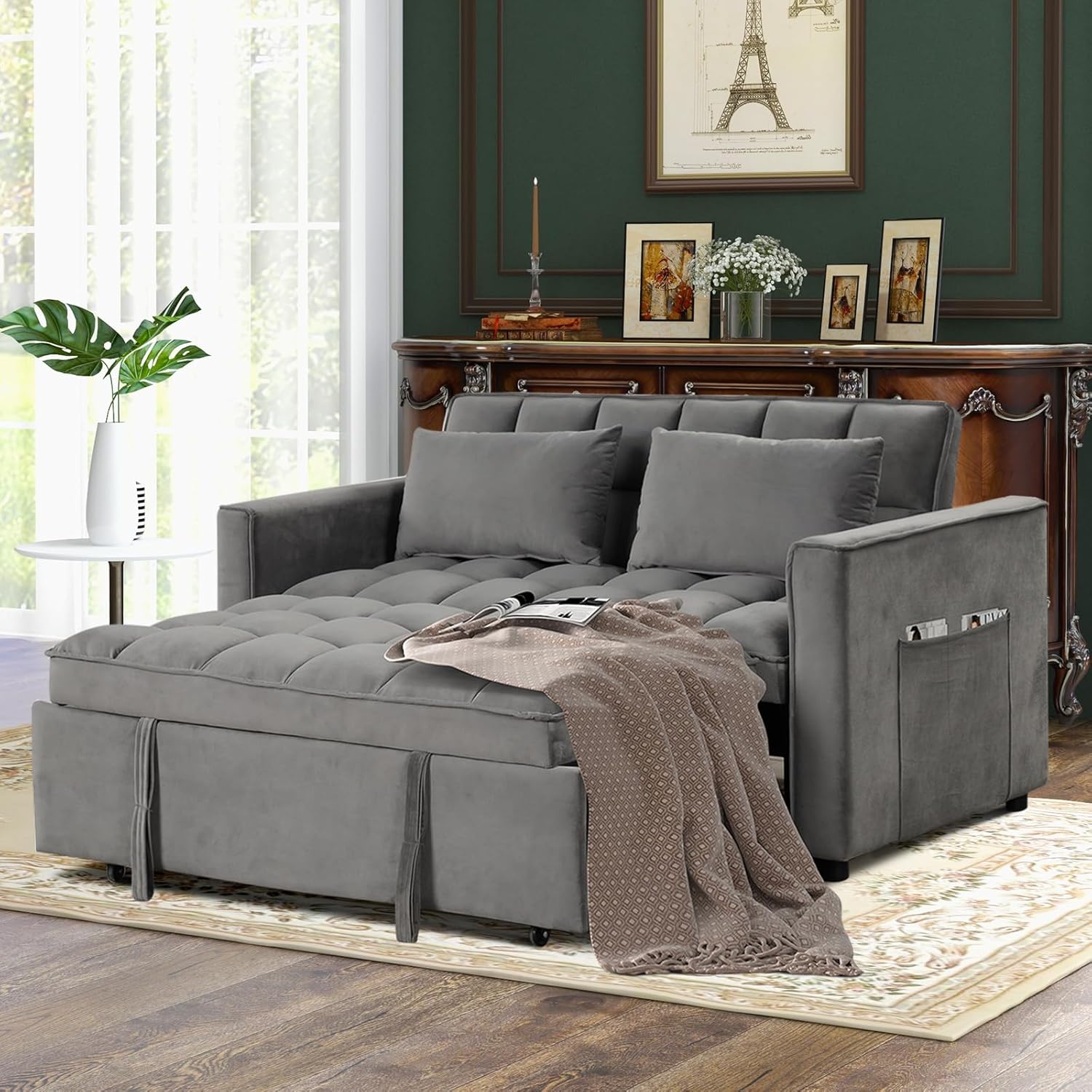 CANMOV Convertible Sofa Bed 3 in 1 MultiFunctional Sleeper