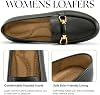 HARENCE Mocasines para Mujer Cómodos sin Cordones Zapatos Planos de Negocio Casual Mocasines de Conducción Penny Loafer 3