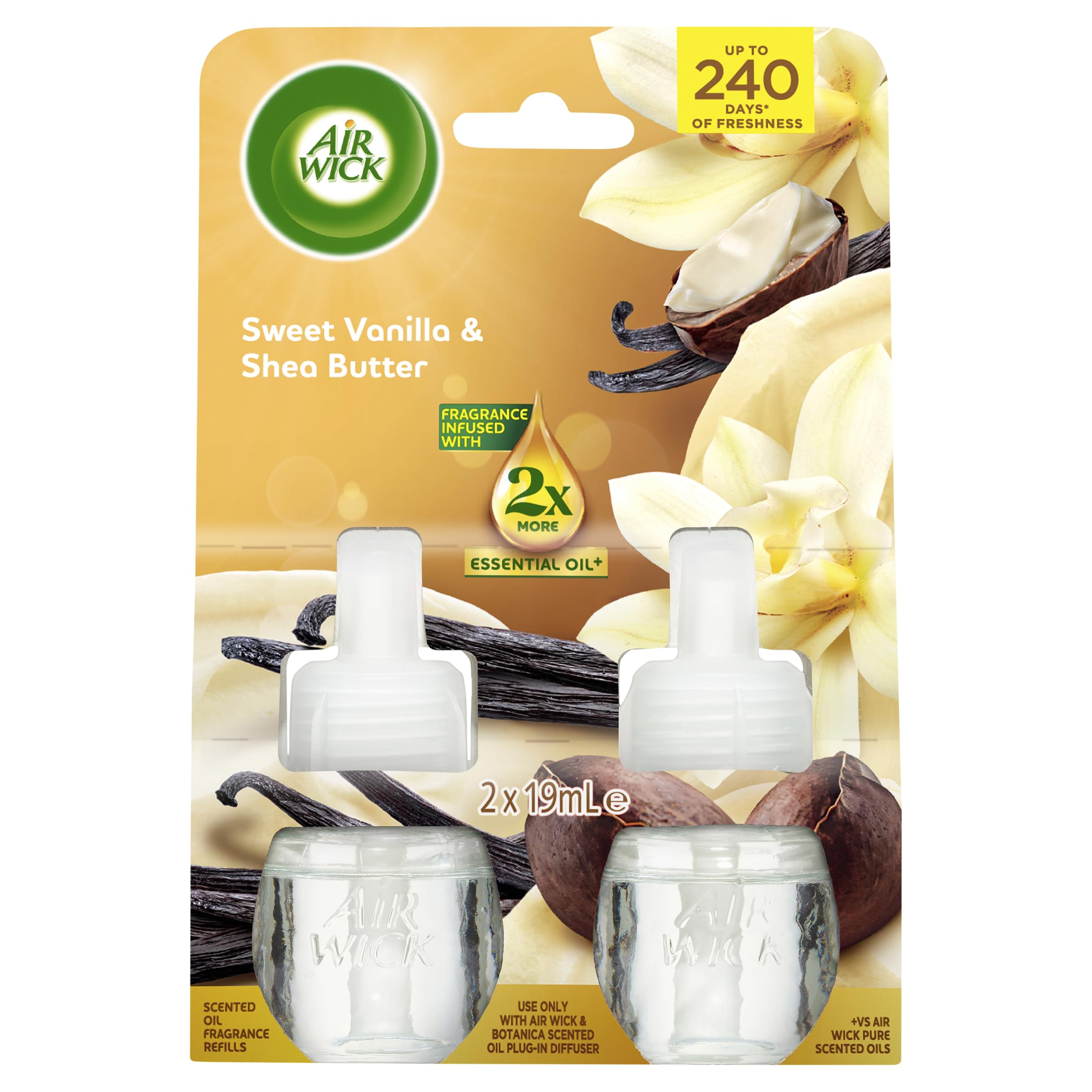 Air Wick Sweet Vanilla & Shea Butter Plug-in Twin Refill