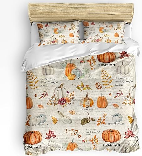 Juego de funda de edredón de 3 piezas, juego de funda de edredón con cierre de cremallera, 1 funda de edredón y 2 fundas de almohada, tamaño