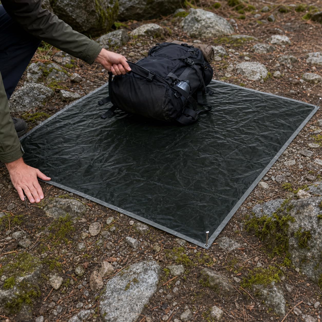Esterno Impermeabile Campeggio, Tappeto Stuoia da Attività all'Aperto, per, 2.8m x 4.8m