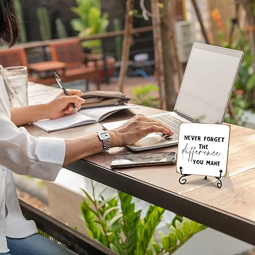 Miniatura 17 de Diference Maker Definition - Decoración decorativa de oficina, regalo de agradecimiento para compañero de trabajo, profesor, jefe, líder, placa de