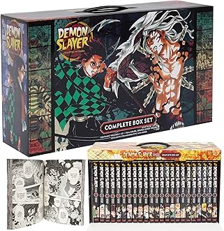 A Libray of Damon Slay Manga Toy Reading 1-23 Complete Box Set Volumes