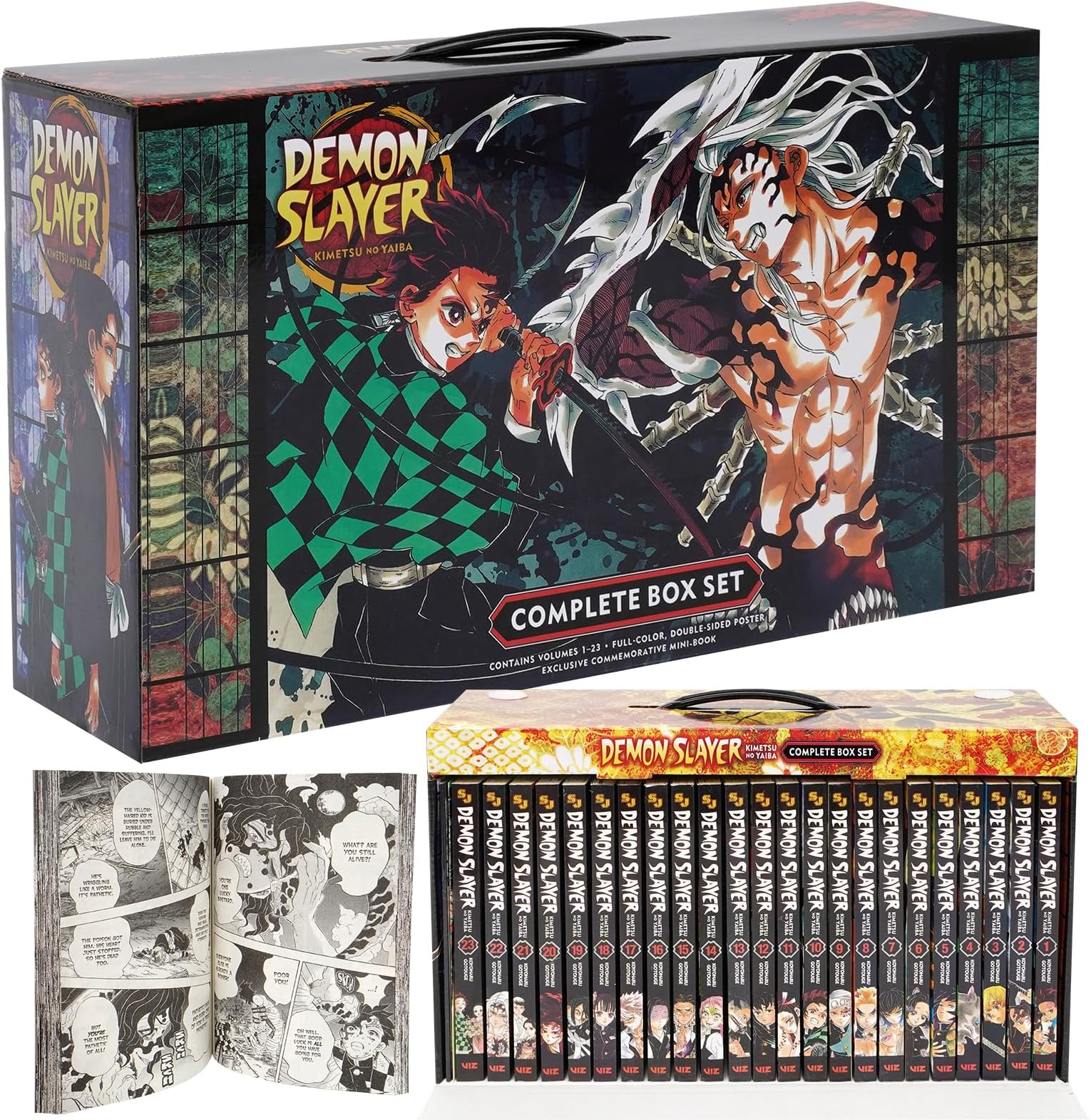 A Library of Demon Slayerr Manga Volumes 1-23 Complete Box Set Volumes