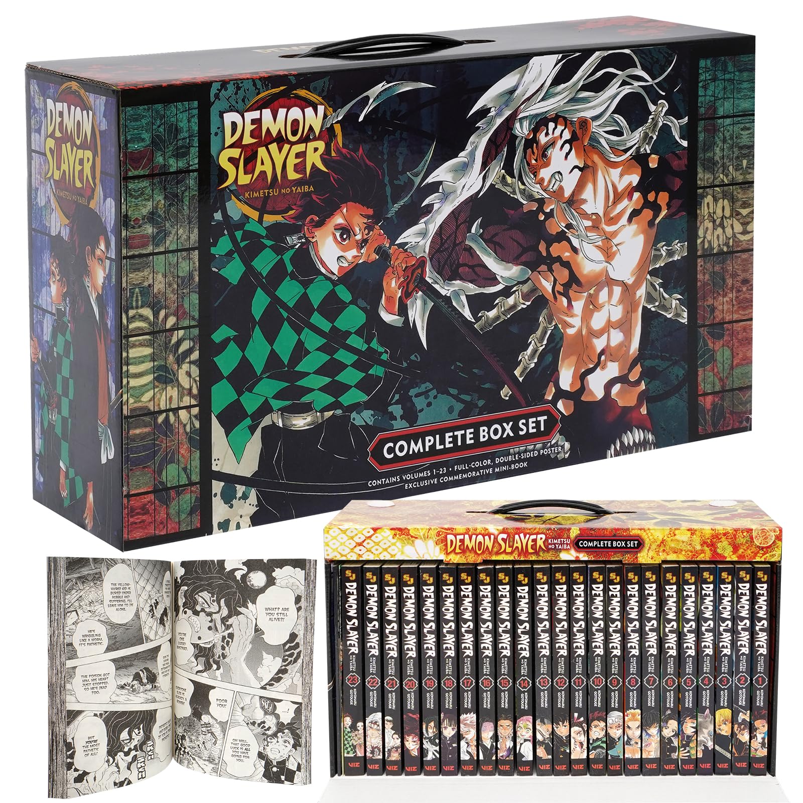 A Libray of Damon Slay Manga Toy Reading 1-23 Complete Box Set Volumes