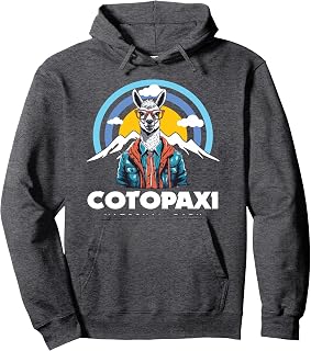 Cotopaxi National Park Souvenir Ecuador Llama Hike Cotopaxi National Park Llama Gangsta Mountains Souvenir Hike Pullover Hoodie