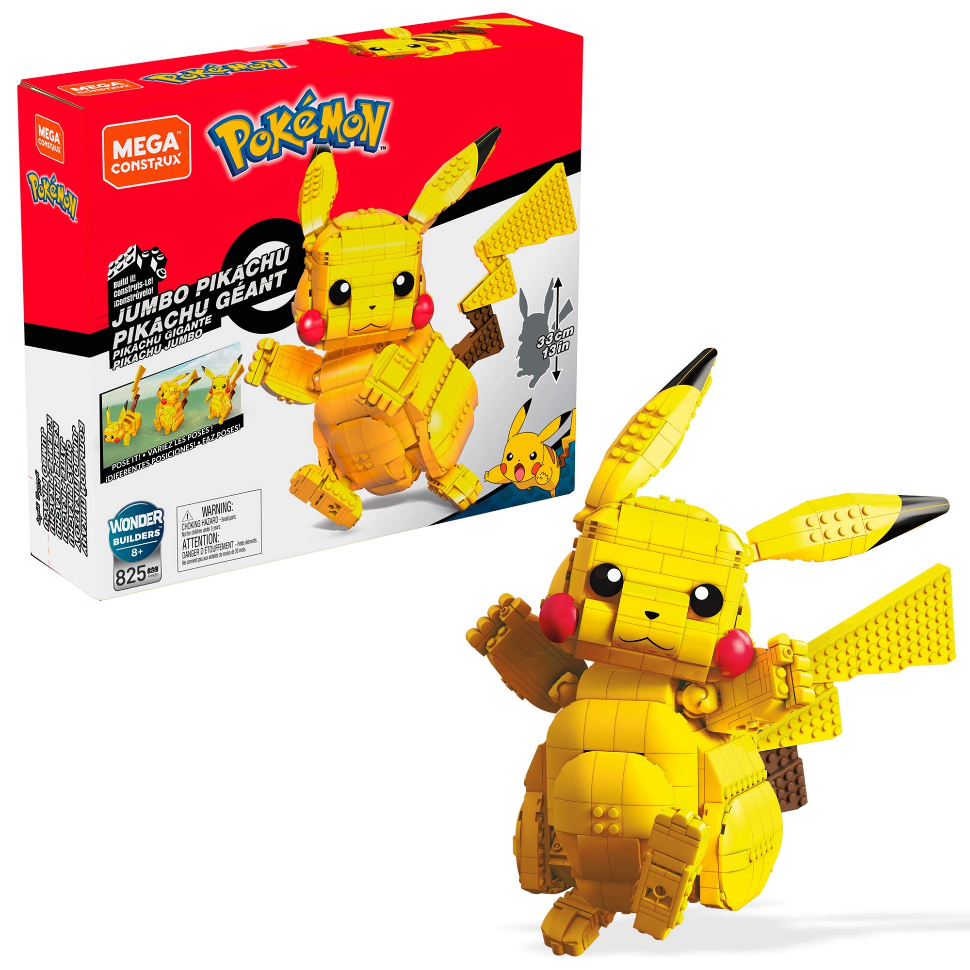 Mega Construx Pokemon Jumbo Pikachu 