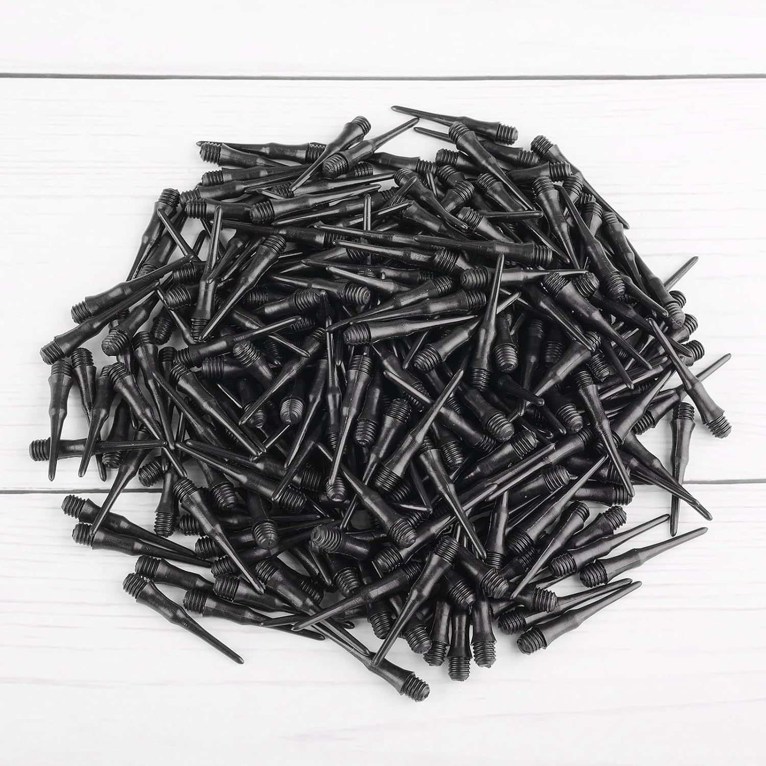 Soft Dart Tips 2BA Thread Plastic Soft Tip Dart Points Soft Dart Tips Replacement Dart Accessories for Dartboard-Black