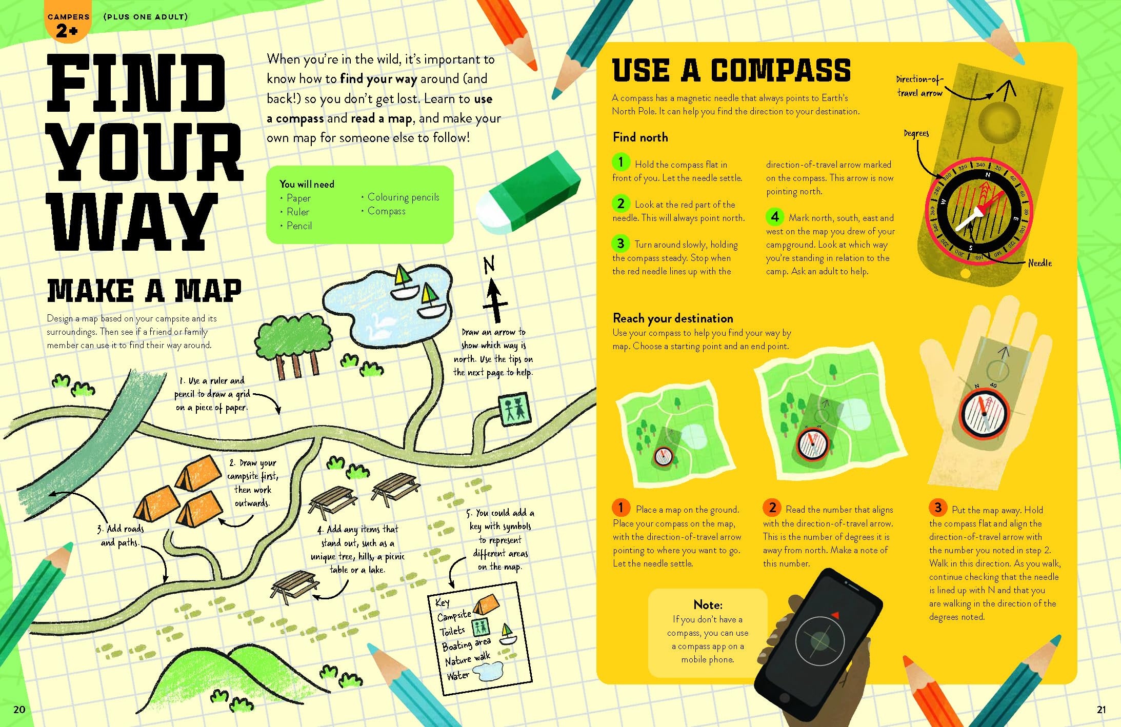 Create Your Own Camping Activities - anglais