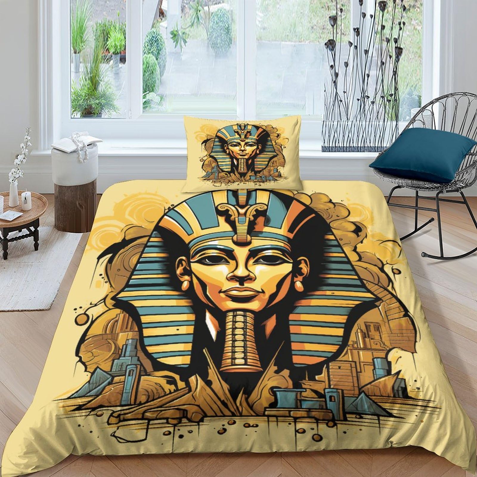 Housse de couette fermeture éclair microfibre pharaon 135x200