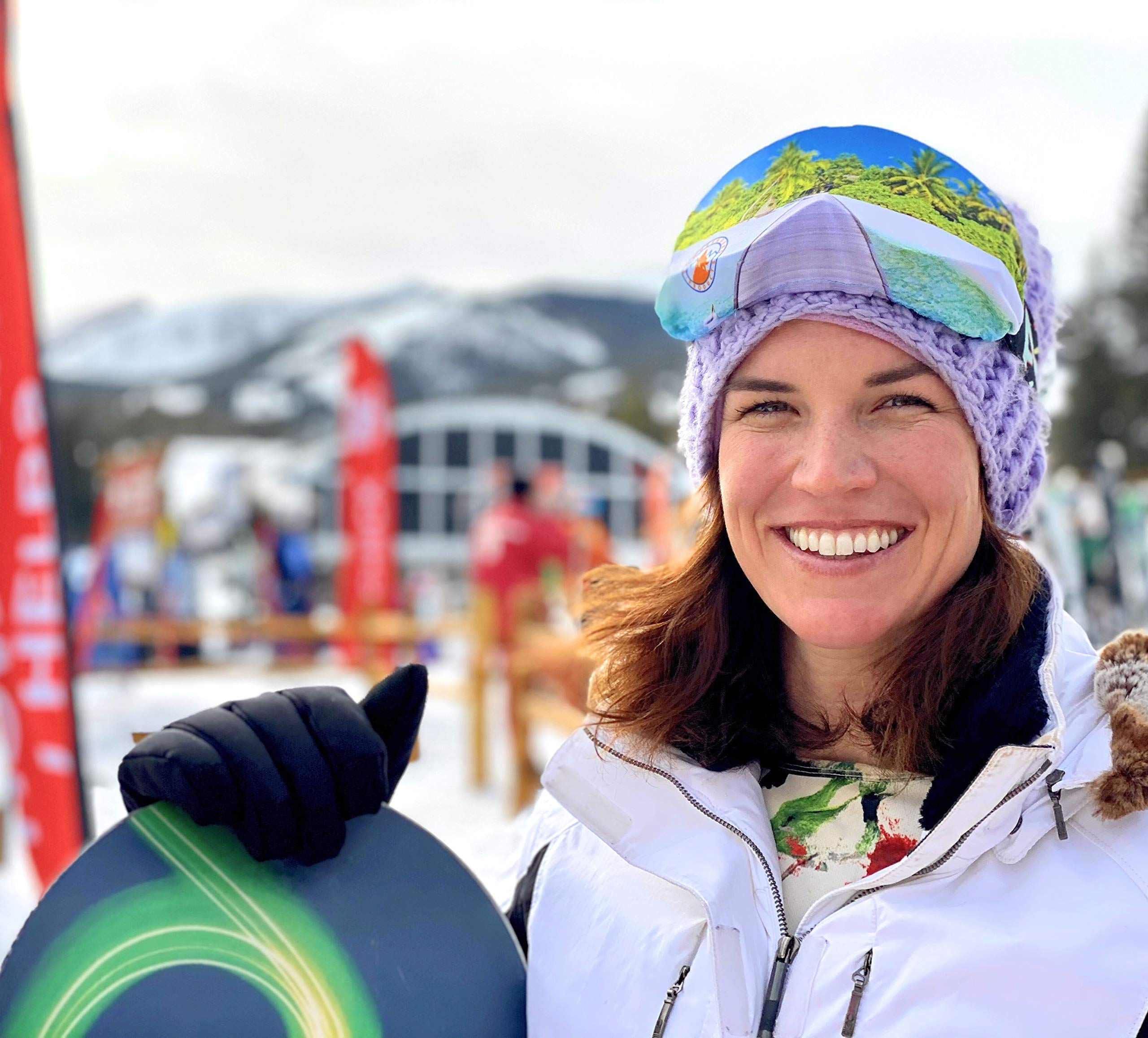 Funda para gafas de esquí y snowboard, protección contra arañazos y polvo para almacenamiento de viaje y abres