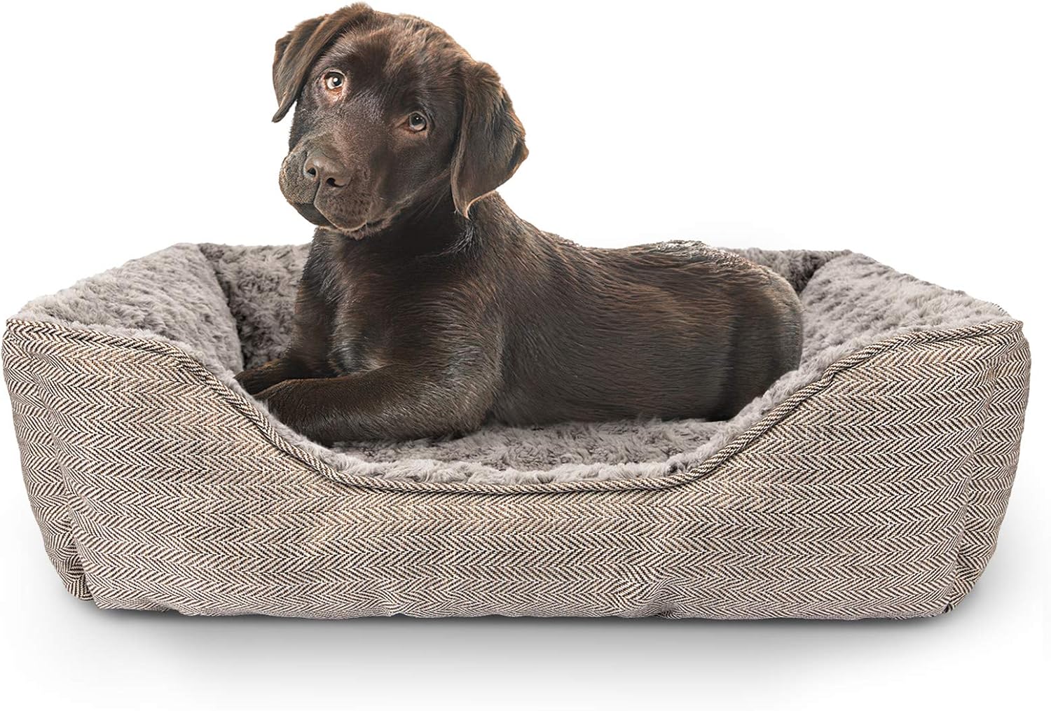 FURTIME Durable Dog Bed for Large Medium Small Dogs Soft Washable Pet